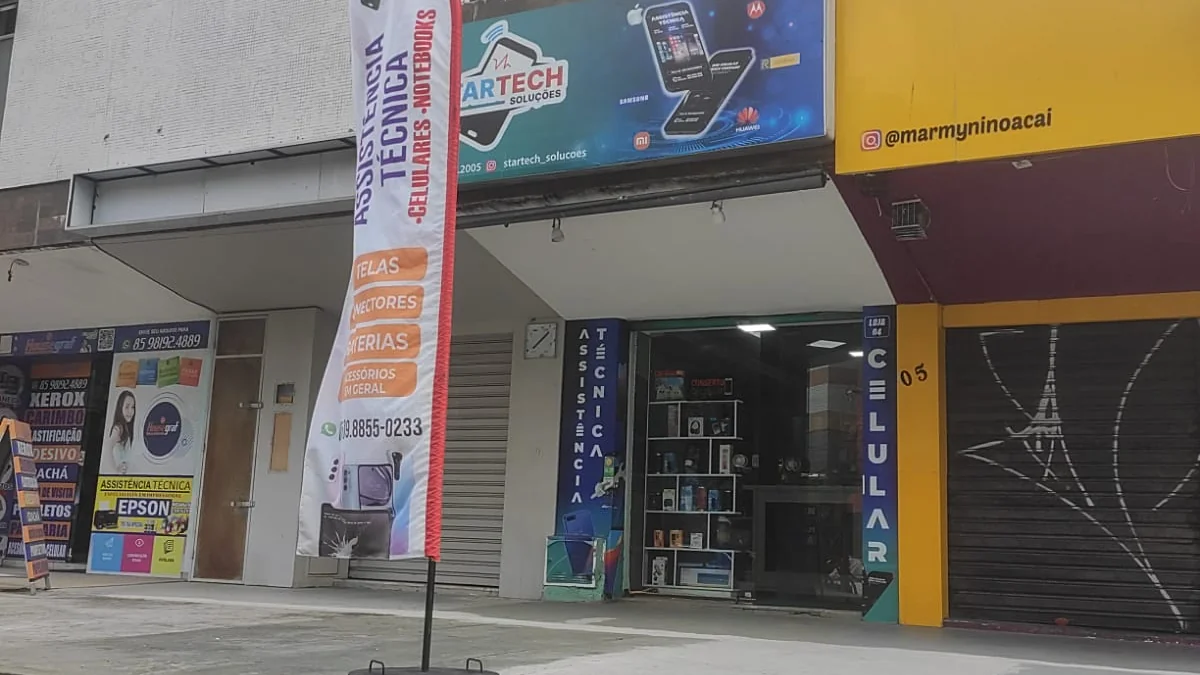 Fachada da Startech Soluções na Av. Des. Moreira, Aldeota, Fortaleza